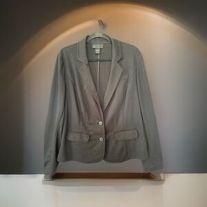 Lane Bryant Black Blazer Size 18 Career Work Office Stretch Jacket